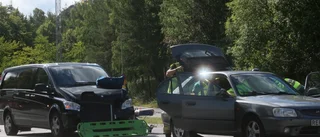 En person skadad i trafikolycka