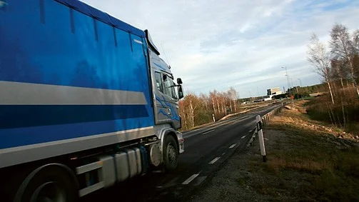 Den som söker jobb som lastbilschaufför och vill köra fjärrtransporter möter en mycket hård konkurrens. Foto: Arkiv