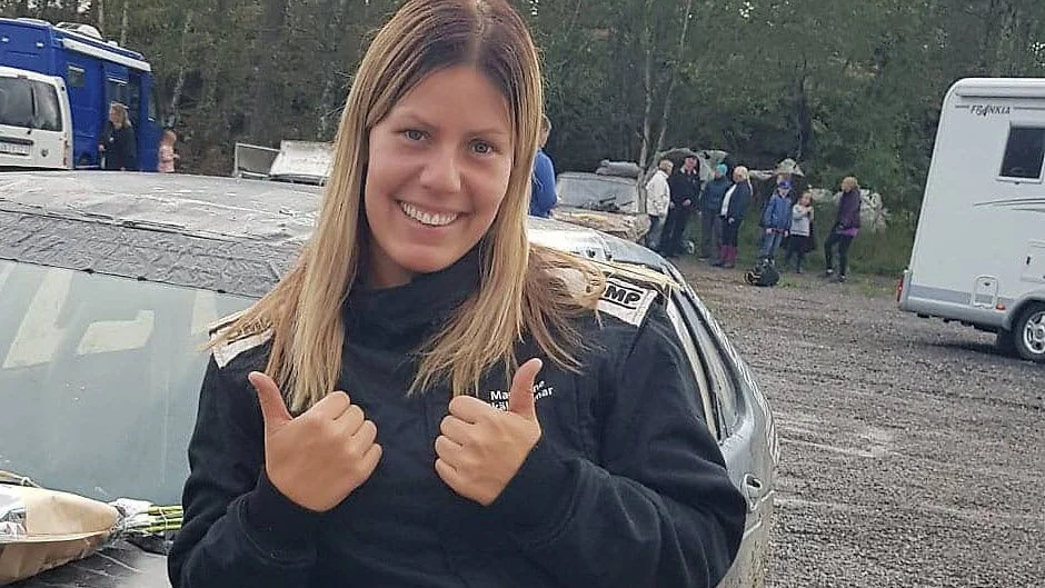 Madelene Skälhammar har all anledning att vara glad efter sin insats på Gelleråsen.