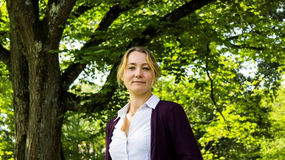 Rebecka Hovenberg kan bli miljöpartiets gruppledare efter valet nästa vecka.