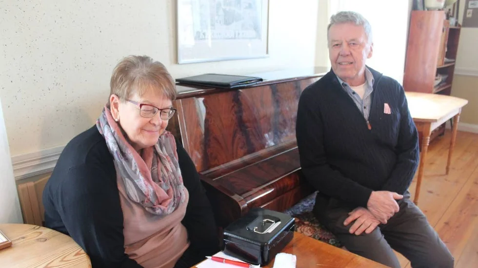 Anita Gustafsson och Arne NIlsson kunde räkna in 60 medlemmar till mötet