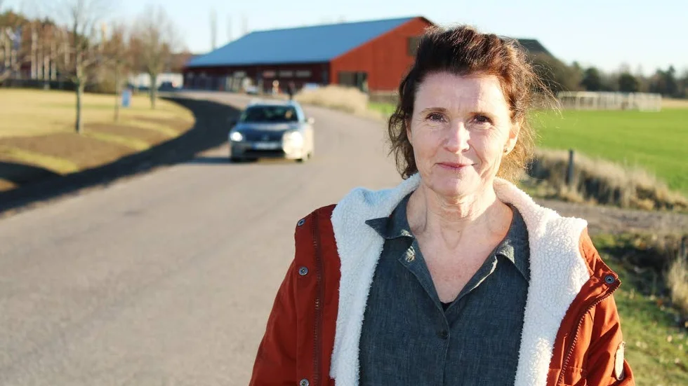 Lotta Utterström ser fram emot att få öppna Friskis & Svettis nya anläggning vid Landeryds golfbana. Men en belyst cykelbana skulle behövas, konstaterar hon.