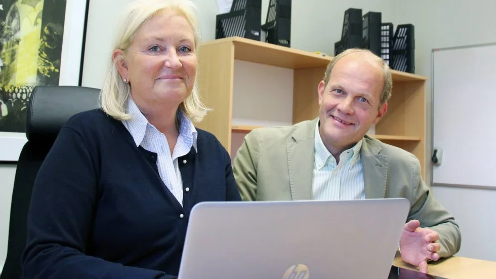 Skolsatsning. Suzanne Stråkander Rockler och Göran Fältgren (S) ser fram emot storsatningen på it i Vadstenaskolorna.
