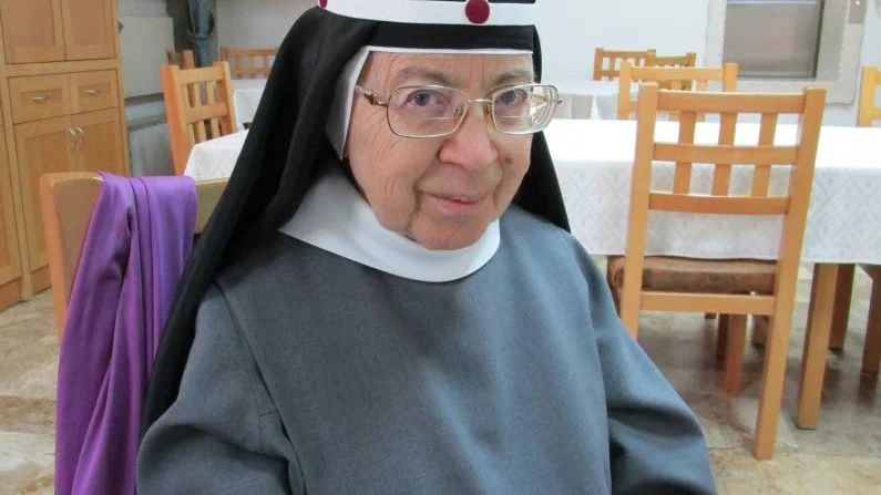 Moder Teresa i Birgittaklostret i Jerusalem.
