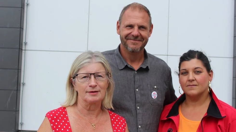Lena Segerberg, Tomas Kronståhl och Angelica Katsanidou är oroliga för sjukhusets framtid.