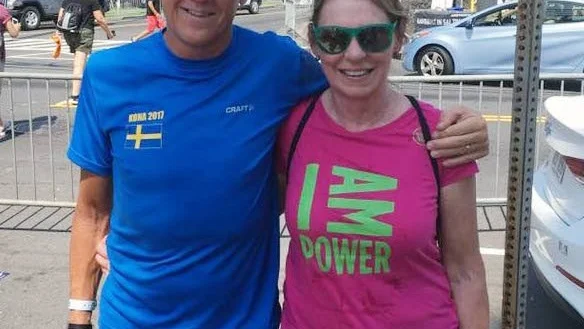 DUBBEL. Två veteraner från Motala triathlon club hade kvalat in till VM i Ironman på Hawaii, Michael Thorén och Ann-Charlotte Mengel.
