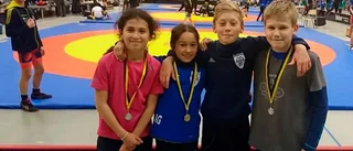 Alla brottarna tog medalj