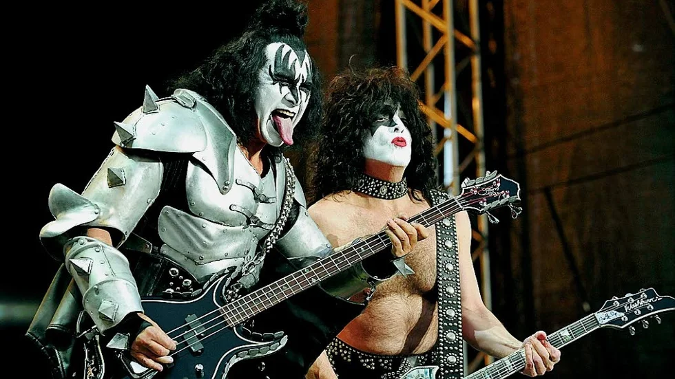 Legendarer. Kiss som av många ses som ett av historiens främsta hårdrocksband.