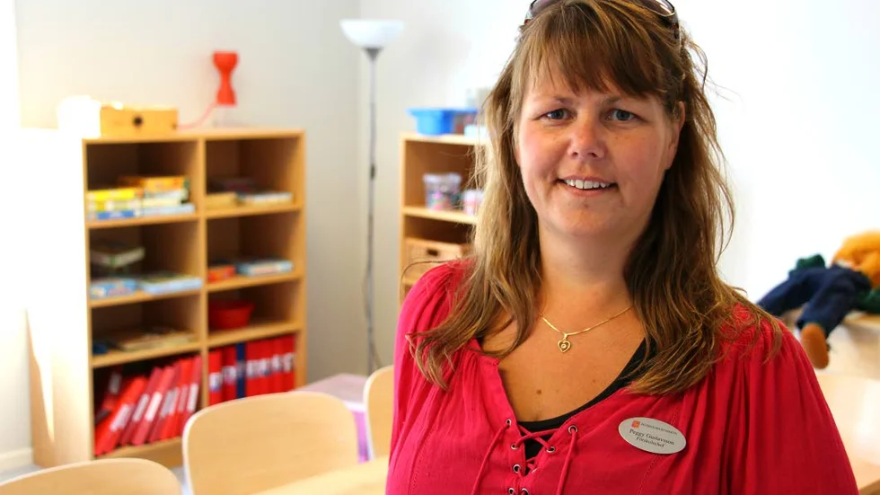 "Alla har verkligen längtat efter det här", säger förskolechef Peggy Gustavsson om Boxholms nya förskola Mjölnarkullens förskola.