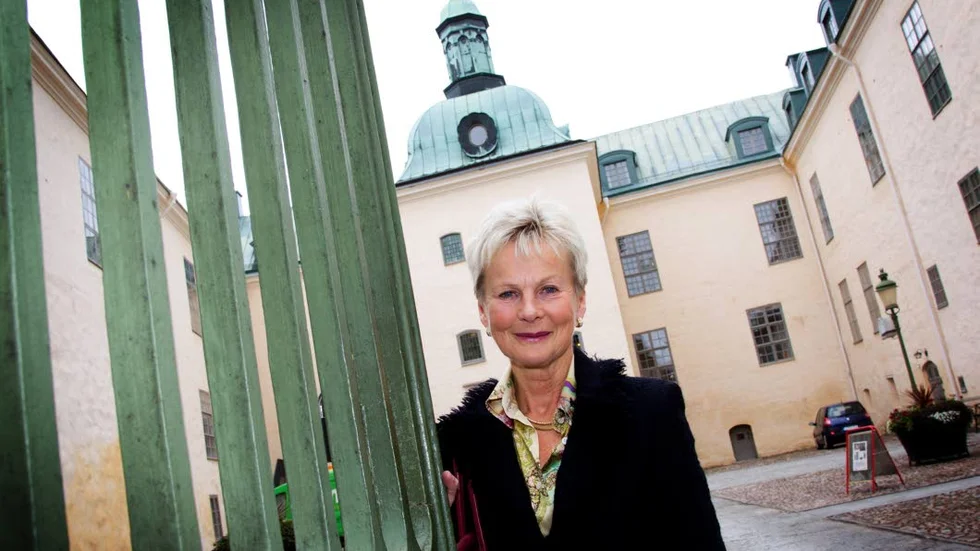 Företagssinnad. Landshövding Elisabeth Nilsson bjuder företag på lunch.
