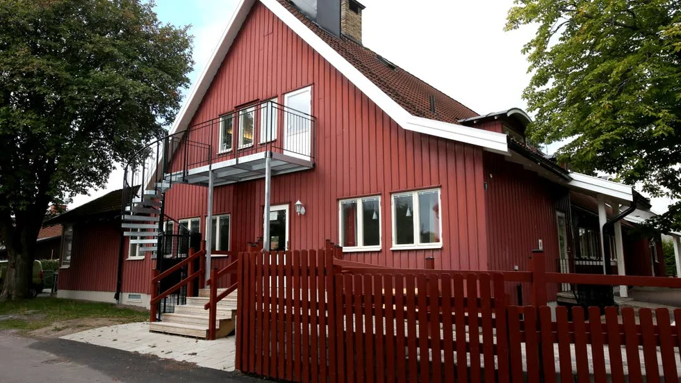 Skolhus. Allhelgonagatan 7 i Ljungsbro.