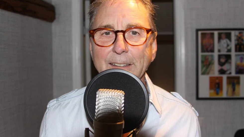 Inspelning. På övervåningen under takbjälkarna har Lennart Green inrett en studio.