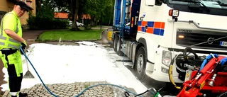 Snövitt i stan igen