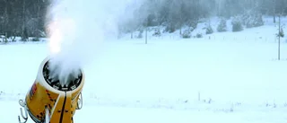 Full fart på snökanonerna i Vreta kloster