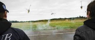 Högtflygande uppvisning på Knöppelåsen