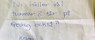 Charlotte Kallas hälsning