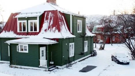 Ett bläckhorn i Kiruna kostar tolv miljoner kronor att flytta, enligt LKAB. Boverket ifrågasätter kostnaderna.                                                  FOTO: Hans Sternlund