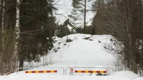 Här blir det halt för den som vandrar Exercisvägen mellan Lulsundet och KronanFOTO: Pär Bäckström