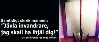 Misshandlad med snöskyffel