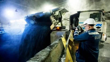 Bygget av den nya huvudnivån i Kirunagruvan börjar närma sig slutet. Så här såg det ut när den nya hvudnivån i Malmbergsgruvan invigdes för knappt ett år sedan. I Kiruna kommer malmen att transporteras med tåg.FOTO: KURT ENGSTRÖM