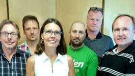 Jeanette Nilsson presenterar sin nya stab.