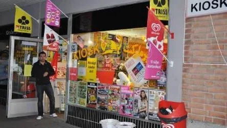 Oday Alhaddad utsattes för ett rånförsök i sin butik Viking handel på Lasarettsgatan i Gällivare på söndagskvällen.