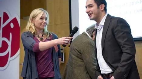 Anna Johansson och Ardalan Shekarabi.