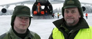 Helikoptrarna tar farväl