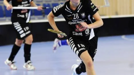 Hanna Palmer gjorde IBK Bodens enda måli förlustmatchen mot Umeå.