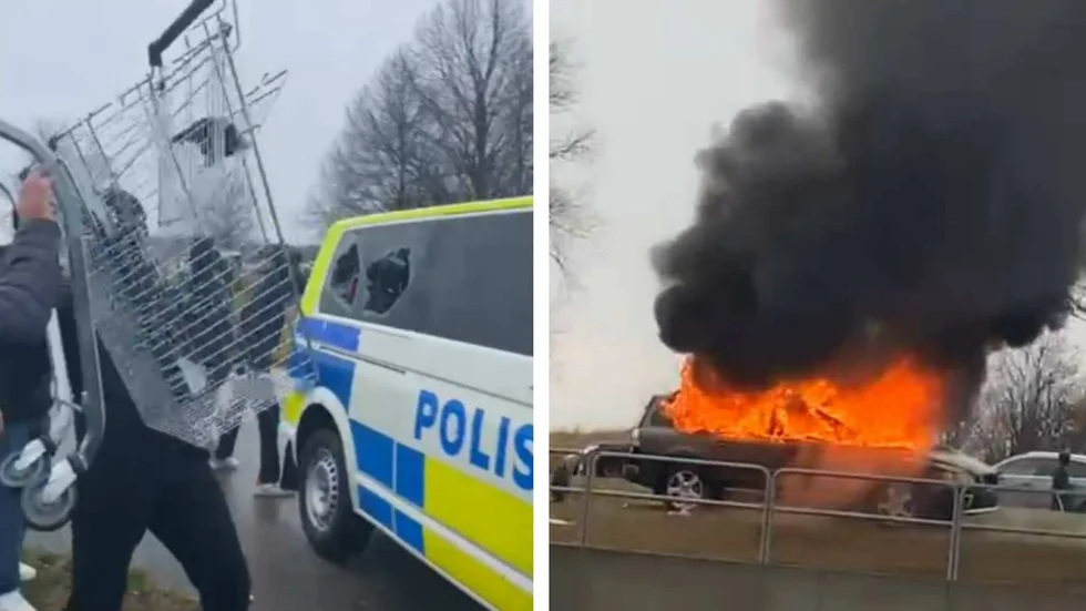 Sex män, mellan 17 och 23 år gamla, har åtalats för grovt sabotage mot blåljusverksamhet efter upploppet i Skäggetorp den 14 april 2022. 