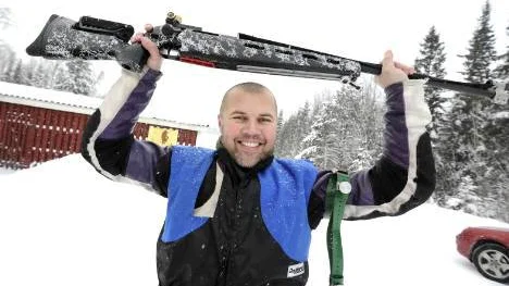 Tomas Lindblom, Kalix, blev norrbottnisk förbundsmästare i fältskytte sedan han skjutit maximala 36 träffar (36/15) när påskrallyt inleddes med tävlingar i Pajala.