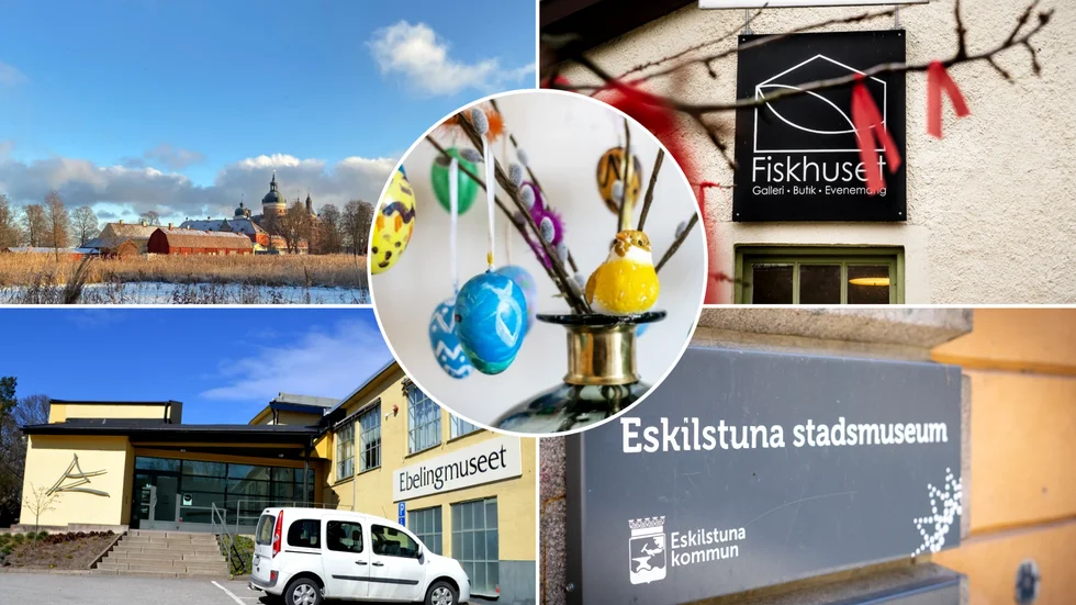 Under påskhelgen erbjuds ett stort antal möjligheter att njuta av konst i Sörmland.