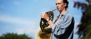 Va? Oj. Förvånad valthornist blir glad över kulturstipendium
