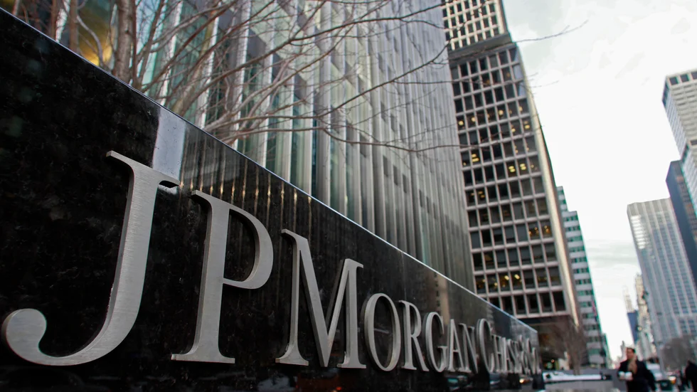 JP Morgan Chase kontor i New York. Arkivbild.