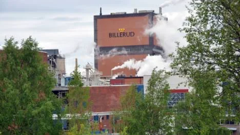 Pappersbruket i Karlsborg.
