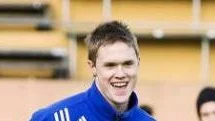 Nu har Linus Johansson ett leende på läpparna när han tränar. foto: pär bäckström