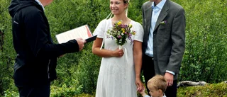 Bröllopsboom i fjällen
