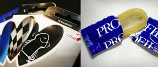 Unga struntar i kondomerna