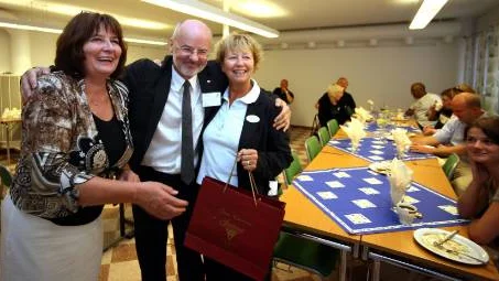 Det polska samarbetet med Nolia fortsätter. Nu siktar polackerna även på stadsflytten i Kiruna. Elzbieta Kocanda och Miroslaw Lewinski från polska ambassaden och Margaretha Lundquist, VD, Nolia.