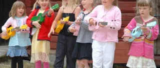 Förskoleelever bjöd på ukuleleshow