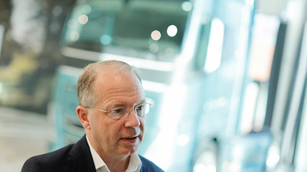 Lastbilskoncernen AB Volvos vd Martin Lundstedt. Arkivbild.