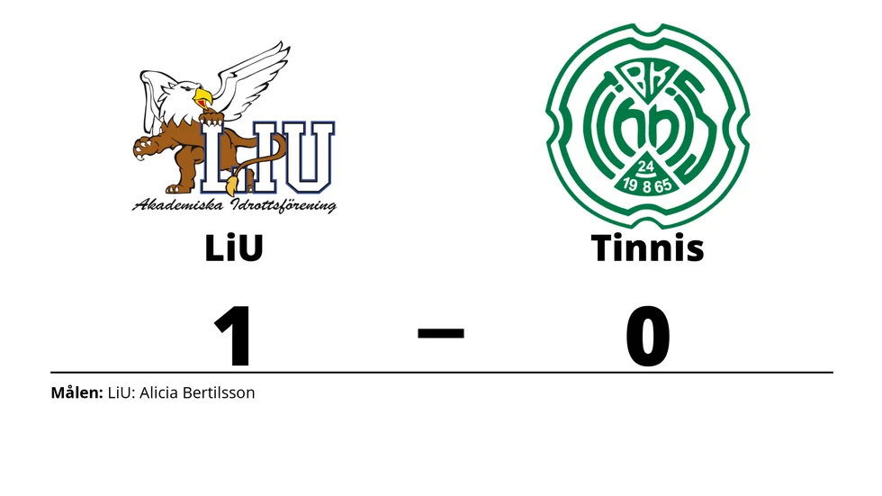 LiU AIF FK vann mot Linköping BK Tinnis
