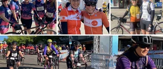 Hon var snabbast av de lokala cyklisterna i Tjejvättern