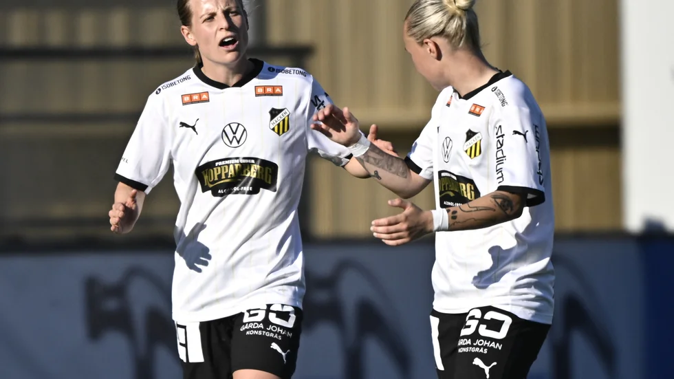 Häckens Anna Anvegård stärkte VM-chansen genom två mål mot Brommapojkarna.