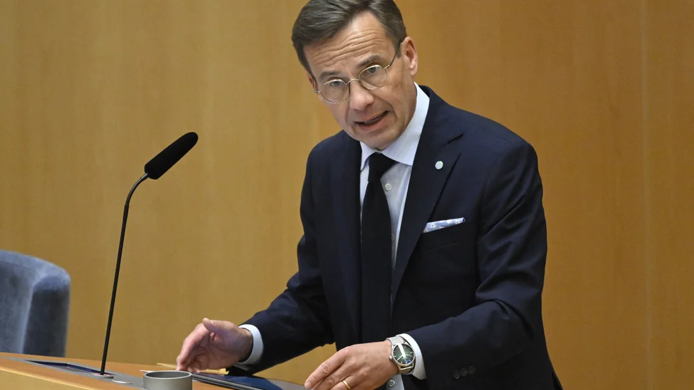 Statsminister Ulf Kristersson (M). Arkivbild.