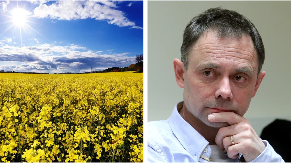 Lars Vikinge (C) vill stoppa byggandet på åkermark – men säger ja till detaljplaner som kommit långt.