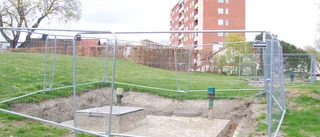 Vattenläcka under Enköpingsån