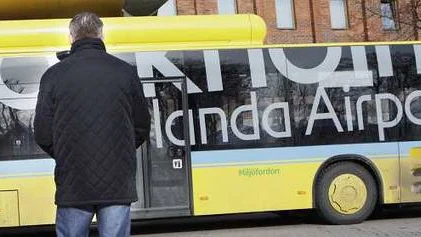 "Stig" jobbade som busschaufför vid Arlanda.