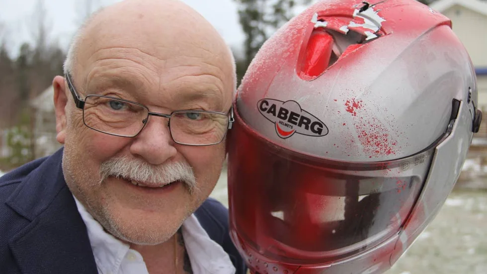 I maj förra året råkade Tomas Laustiola ut för en svår mc-olycka som hade kunnat kosta honom livet.
