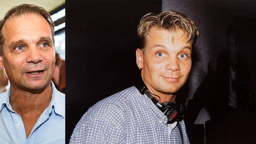Nu och då. Till vänster Johan Lindh som krögare på nattklubben Birger Jarl i nutid. Till höger som en av stans större dj-profiler på 90-talet.